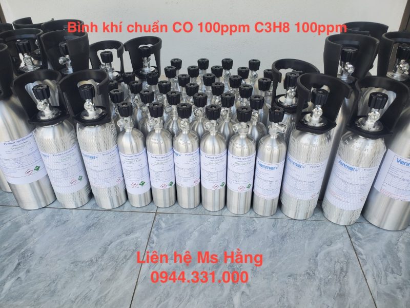 Bình khí chuẩn 100ppm C3H8 100ppm