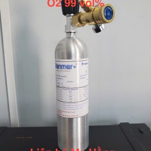 Bình khí chuẩn CO 100ppm O2 99 vol%