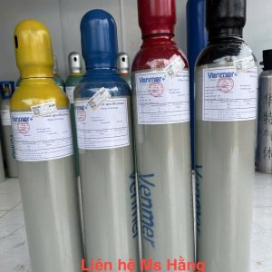 Bình khí chuẩn CO 100ppm O2 95 vol%