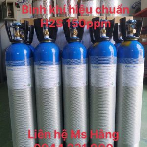 Bình khí hiệu chuẩn H2S 150ppm