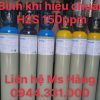 Bình khí hiệu chuẩn H2S 150ppm