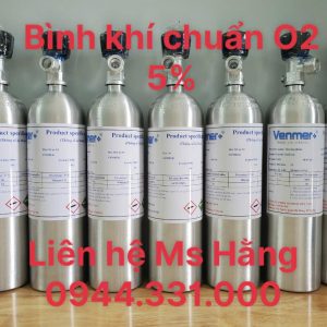 Bình khí chuẩn O2 5%