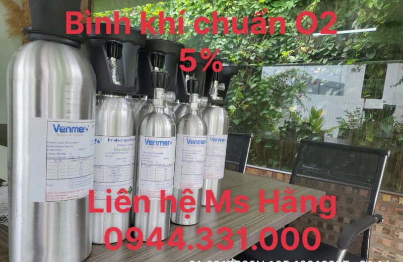 Bình khí chuẩn O2 5%