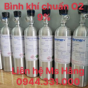 Bình khí chuẩn O2 9%