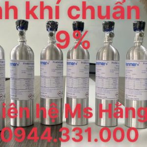 Bình khí chuẩn O2 9%