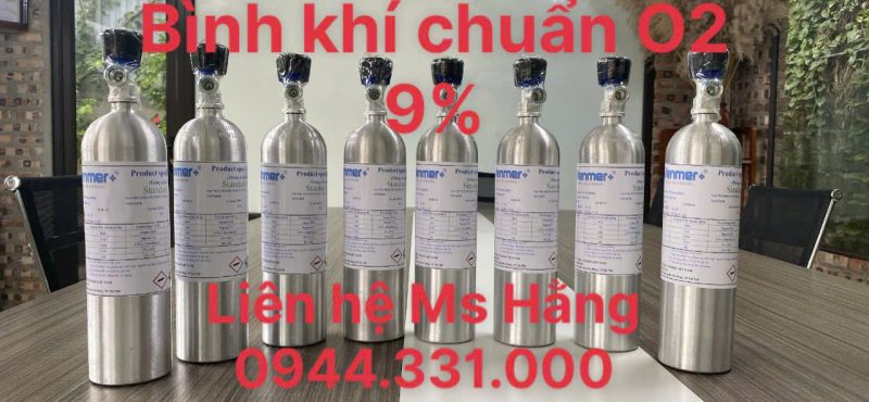 Bình khí chuẩn O2 9%