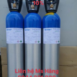 Bình khí chuẩn O2 10%