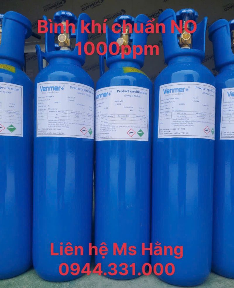 Bình khí chuẩn NO 1000ppm