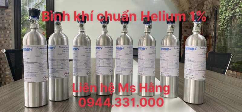 Bình khí chuẩn Helium 1%