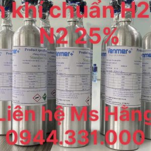 Bình khí chuẩn H2 75% N2 25%