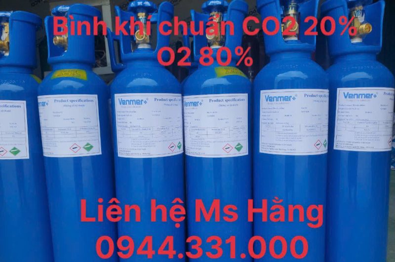 Bình khí chuẩn CO2 20% O2 80%