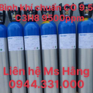 Bình khí chuẩn CO 9.5% C3H8 9500ppm