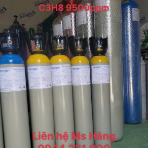 Bình khí chuẩn CO 9.5% C3H8 9500ppm