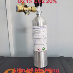 Bình khí chuẩn CO 4% O2 1% CO2 20%