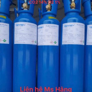 Bình khí chuẩn C3H8 2000ppm CO2 14% O2 1%