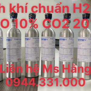 Bình khí chuẩn H2 4% CO 10% CO2 20%