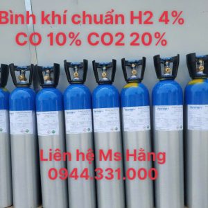 Bình khí chuẩn H2 4% CO 10% CO2 20%