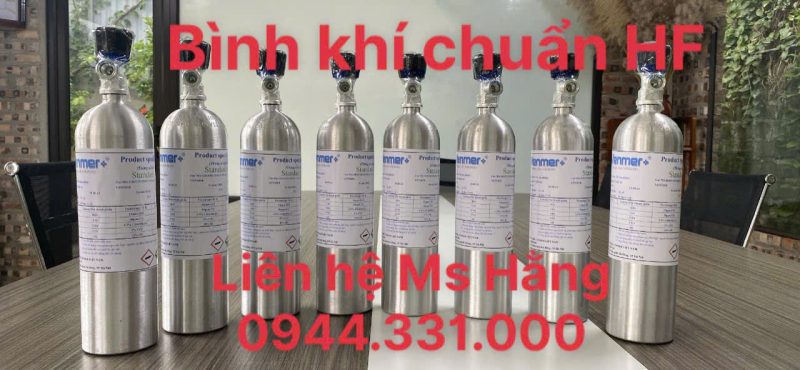 Bình khí chuẩn HF 1000ppm