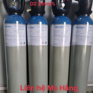 Bình khí chuẩn CO 100ppm O2 35VOL%