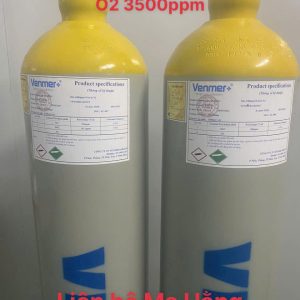 Bình khí chuẩn CO 100ppm O2 3500ppm