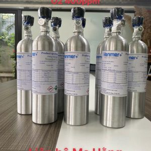 Bình khí chuẩn CO 100ppm O2 400ppm