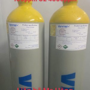 Bình khí chuẩn CO 100ppm O2 4500ppm