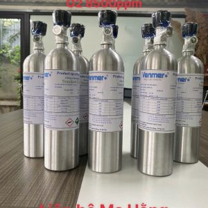 Bình khí chuẩn CO 100ppm O2 8500ppm