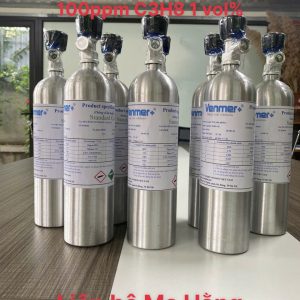 Bình khí chuẩn CO 100ppm C3H8 1 vol%