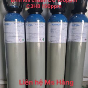 Bình khí chuẩn CO 100ppm C3H8 150ppm