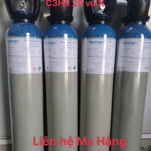 Bình khí chuẩn CO 100ppm C3H8 20 vol%