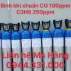 Bình khí chuẩn CO 100ppm C3H8 250ppm