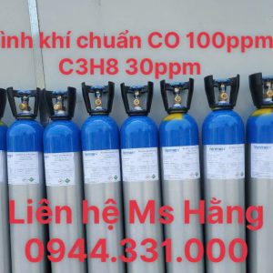 Bình khí chuẩn CO 100ppm C3H8 30ppm