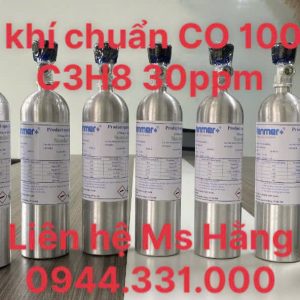 Bình khí chuẩn CO 100ppm C3H8 30ppm