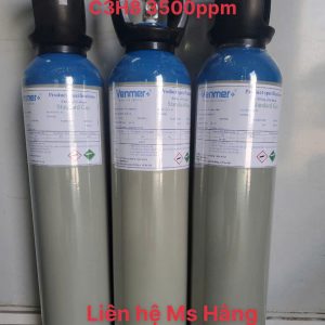 Bình khí chuẩn CO 100ppm C3H8 3500ppm