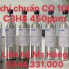 Bình khí chuẩn CO 100ppm C3H8 450ppm